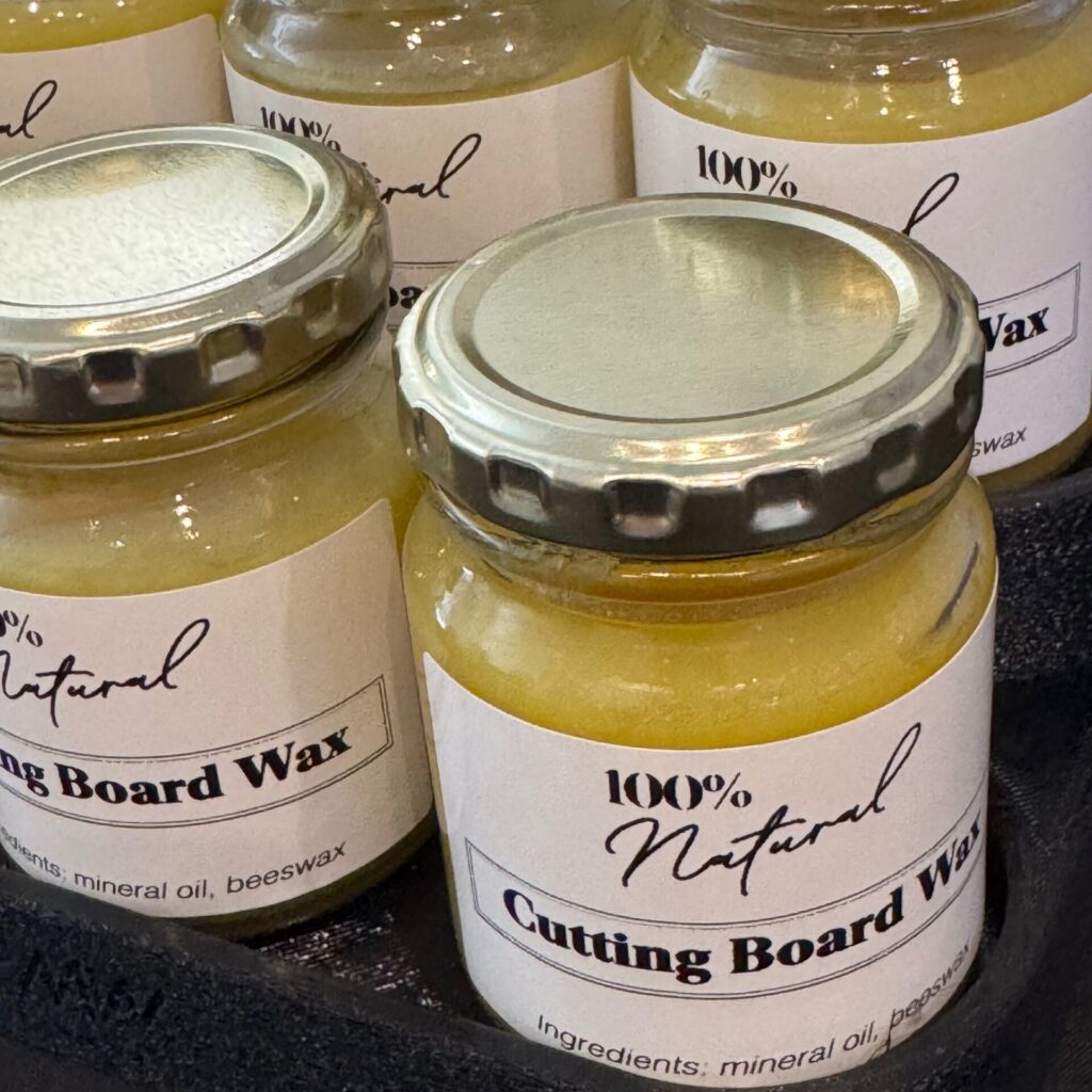 Revealing my “secret” recipe for cutting board wax.